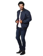 Chamarras Para Hombre Bomber Jacket D35101 Marino