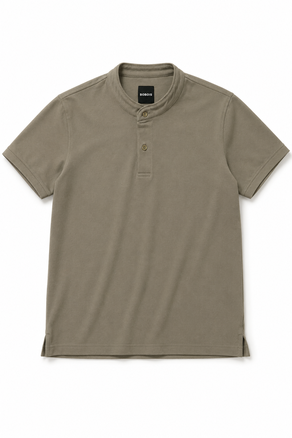 Playeras Polo Para Hombre Cuello Mao Spandex APMAO Kaki