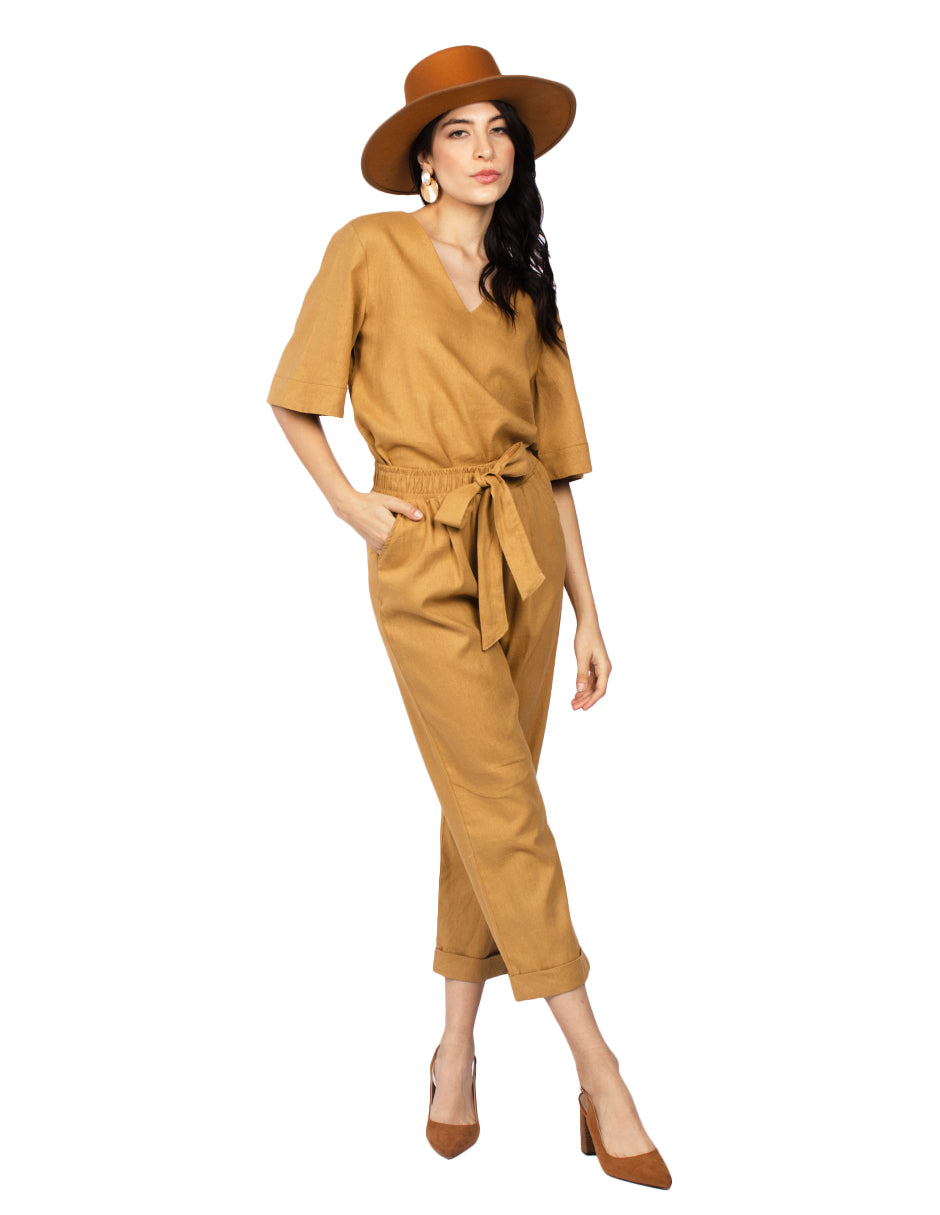 Blusas Para Mujer Oversize Suelta N51102 Camel