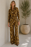 Pantalones Para Mujer Animal Print Leopardo W63106 Unico
