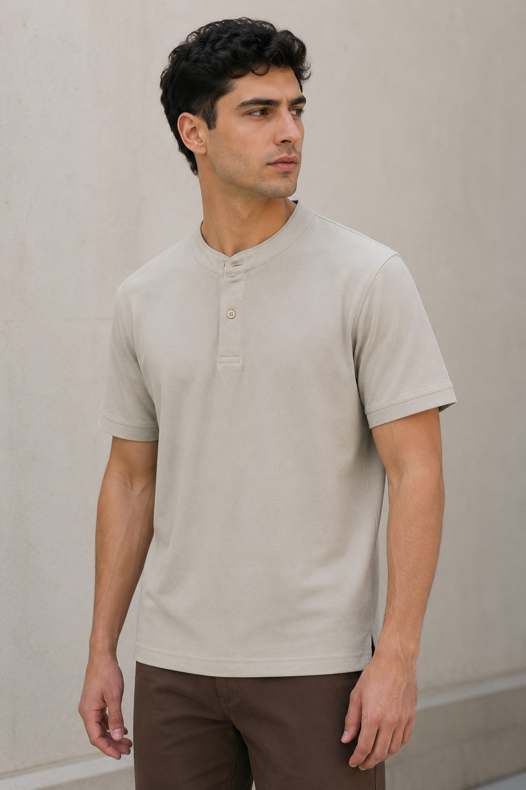 Playeras Polo Para Hombre Cuello Mao Spandex APMAO Arena