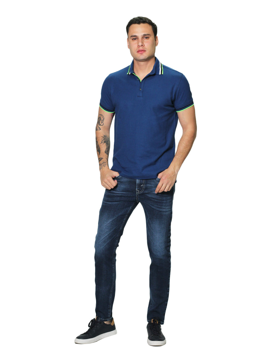 Playeras Para Hombre Bobois Casuales Moda Tipo Polo Manga Corta