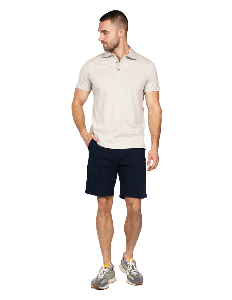 Playeras Tipo Polo Para Hombre Slub A51311 Gris
