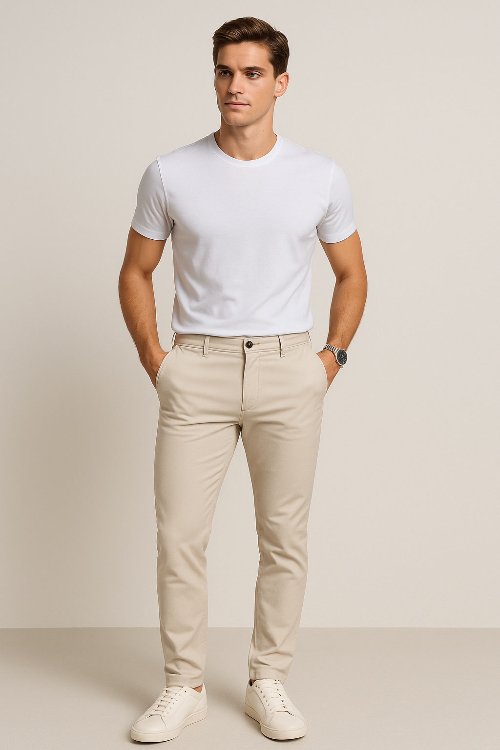 Pantalones Para Hombre Soft Stretch Slim GPAXAR Arena