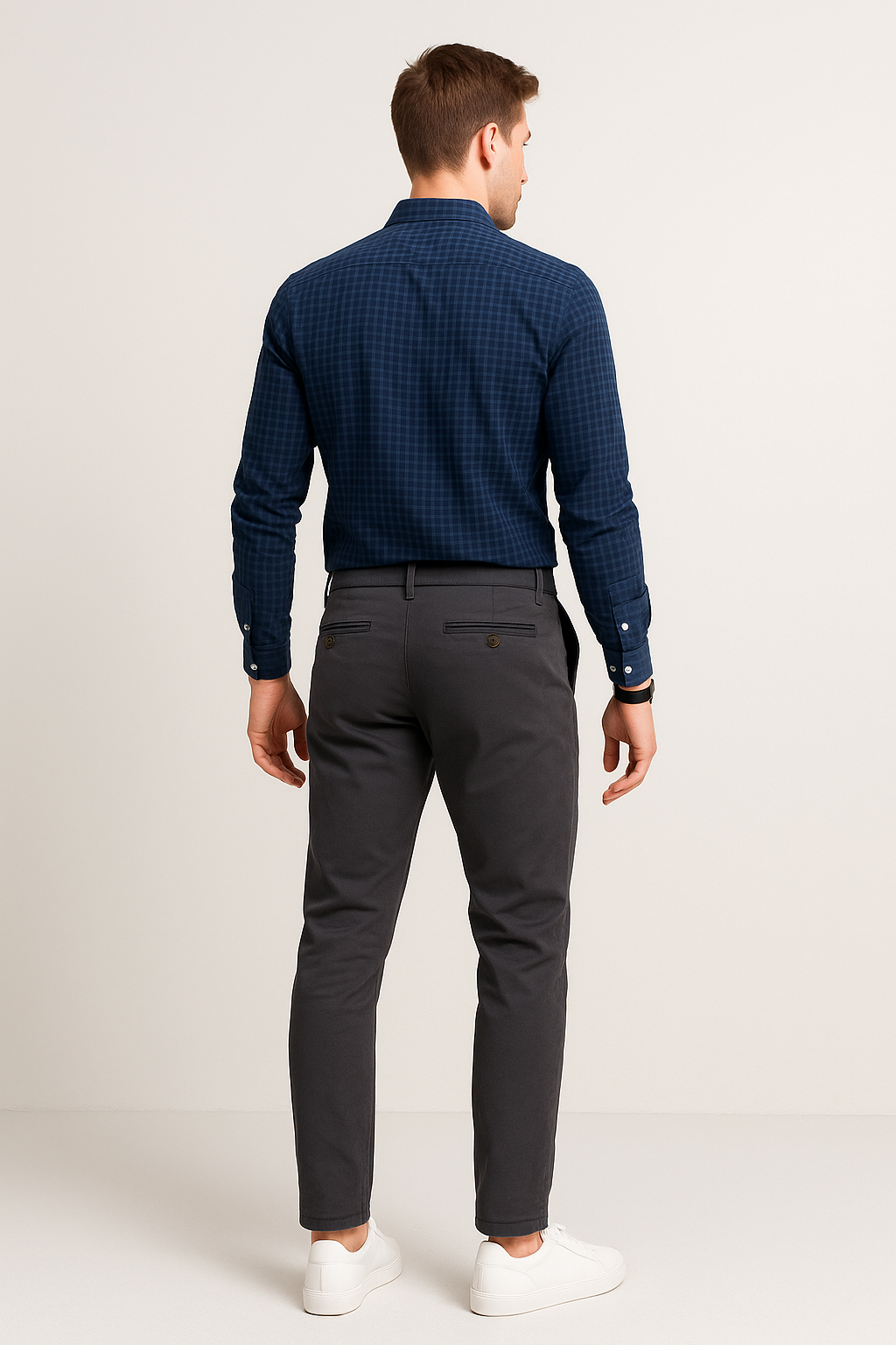 Pantalones Para Hombre Soft Stretch Slim GPAXAR Oxford