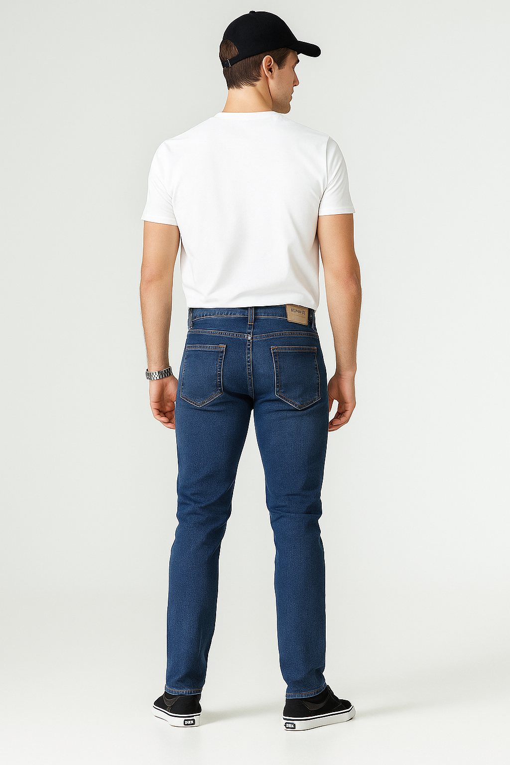Jeans Para Hombre Mezclilla Slim Fit JSLIM Stone