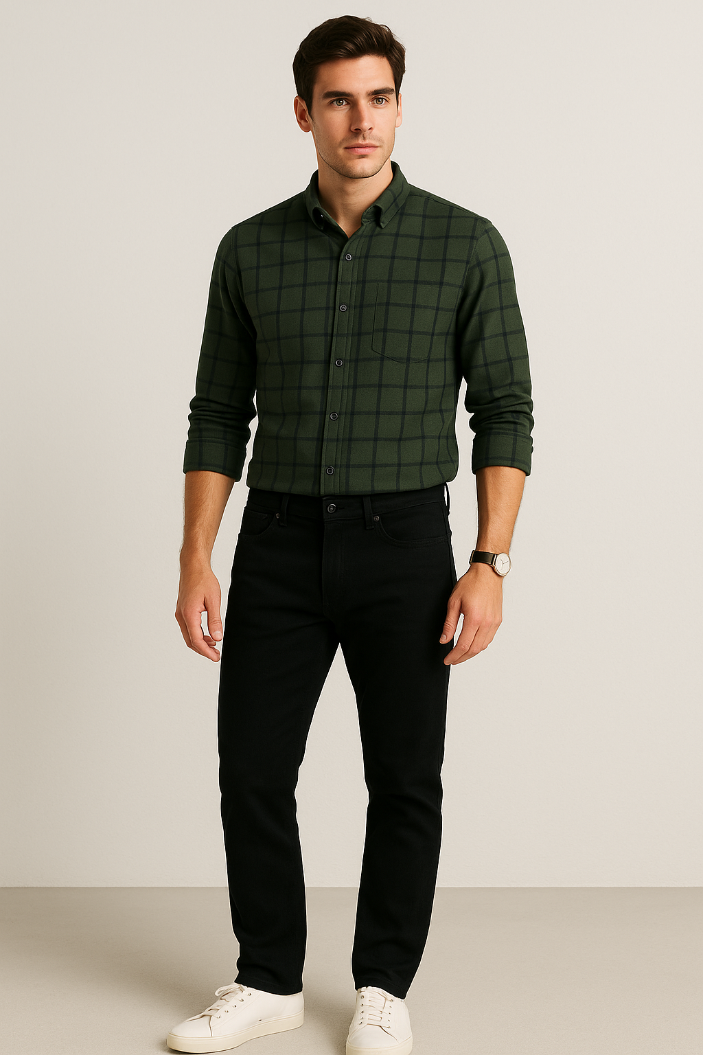 Jeans Para Hombre Mezclilla Slim Fit JSLIM Negro