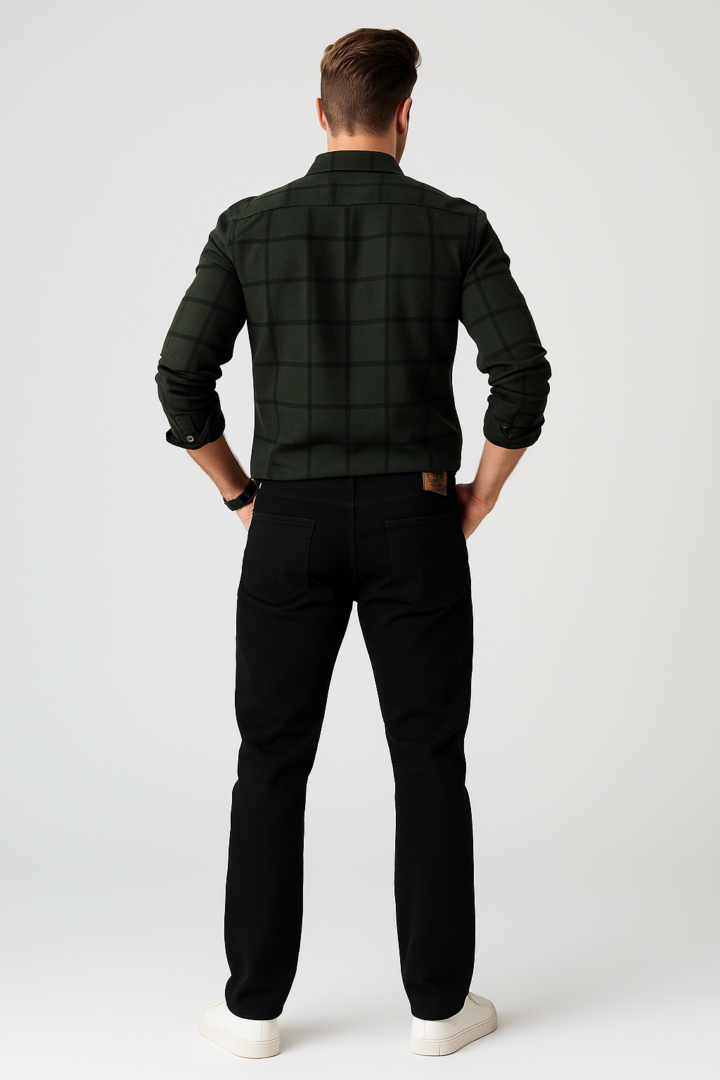 Jeans Para Hombre Mezclilla Slim Fit JSLIM Negro