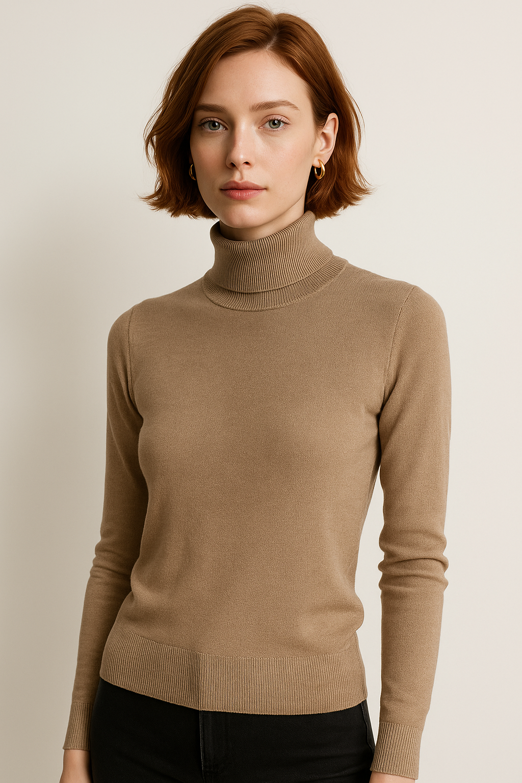 Sueteres Para Mujer Basico Cuello De Tortuga O43203 Arena