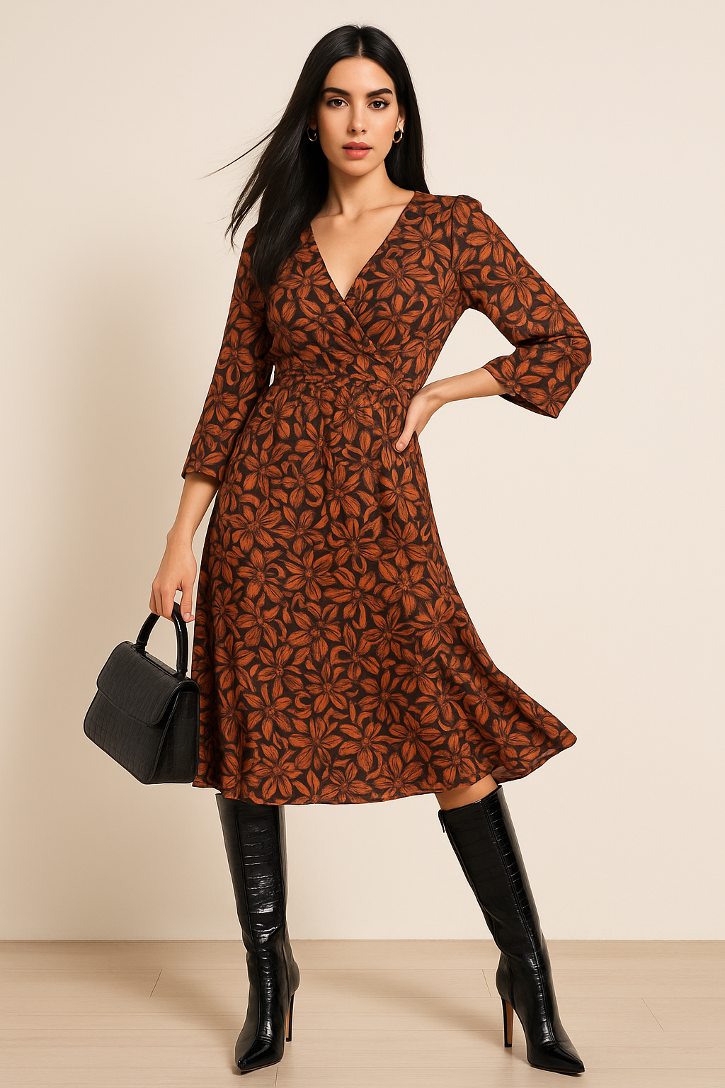 Vestidos Para Mujer Translucido Floreado S53121 Unico