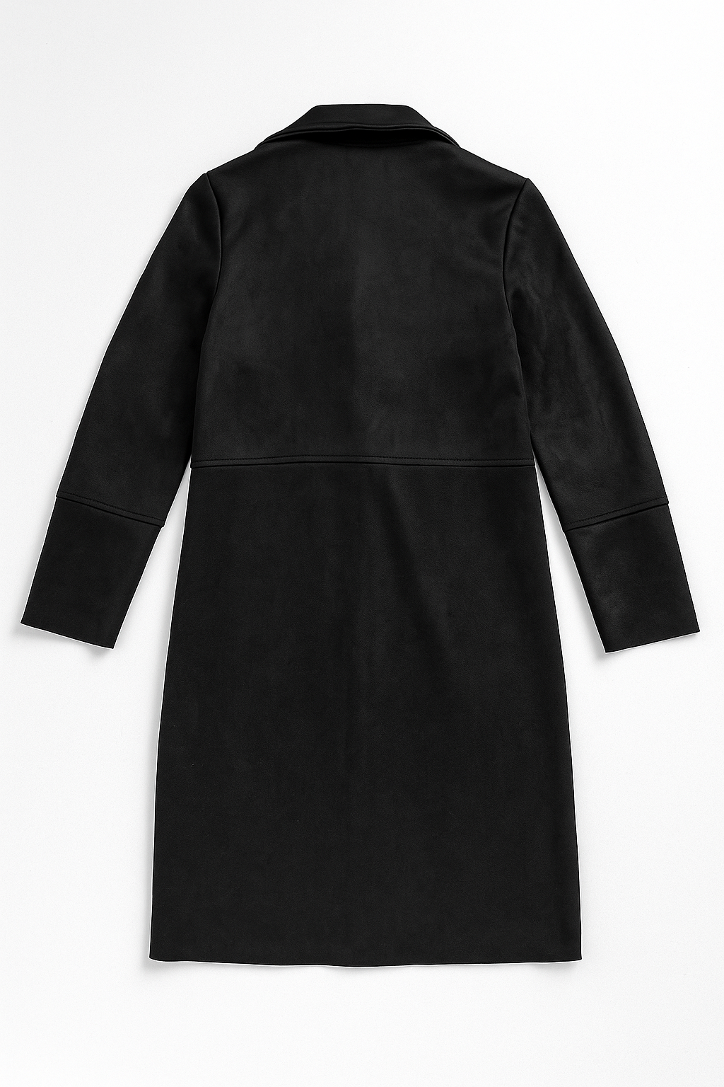 Abrigos Para Mujer Suede Zarga T53101 Negro