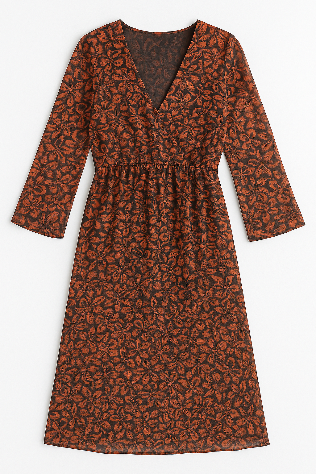 Vestidos Para Mujer Translucido Floreado S53121 Unico