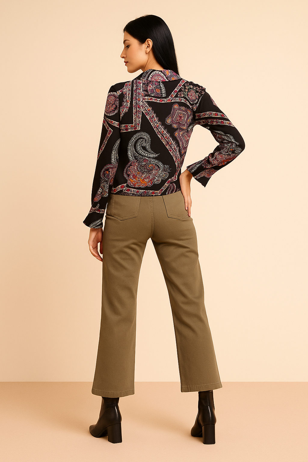 Blusas Para Mujer Cuello Con Olanes N53115 Unico