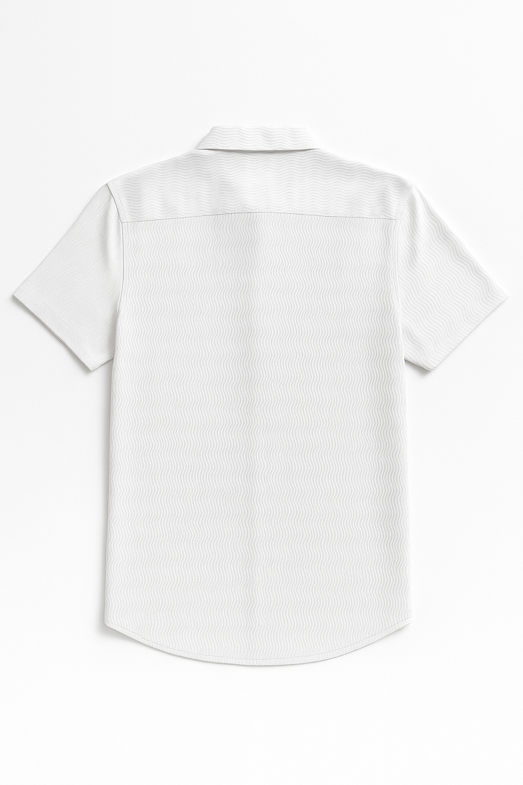Camisas Para Hombre Jacquard Soft Touch B55362 Blanco