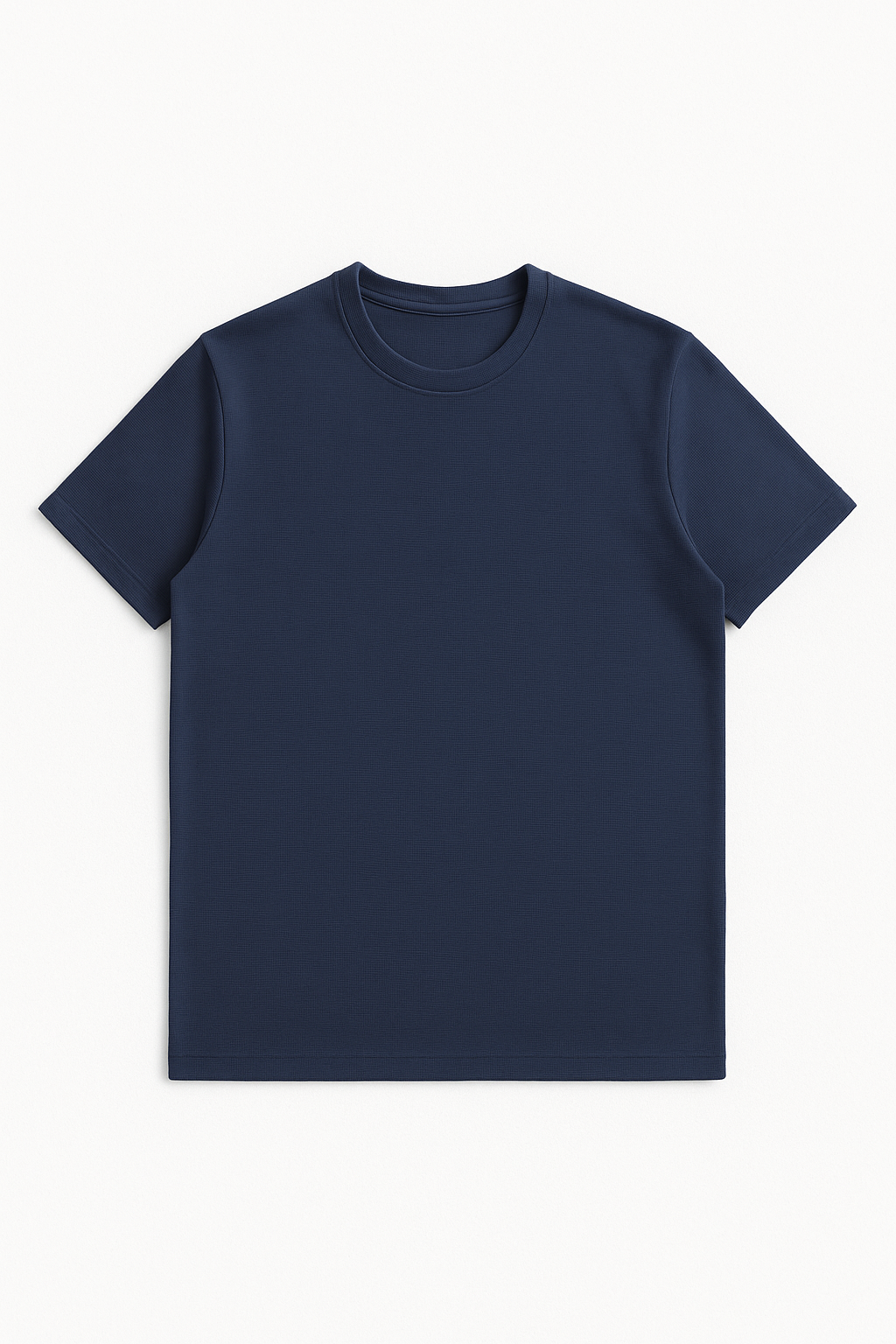 Playeras Para Hombre Con Textura Slim A55301 Marino