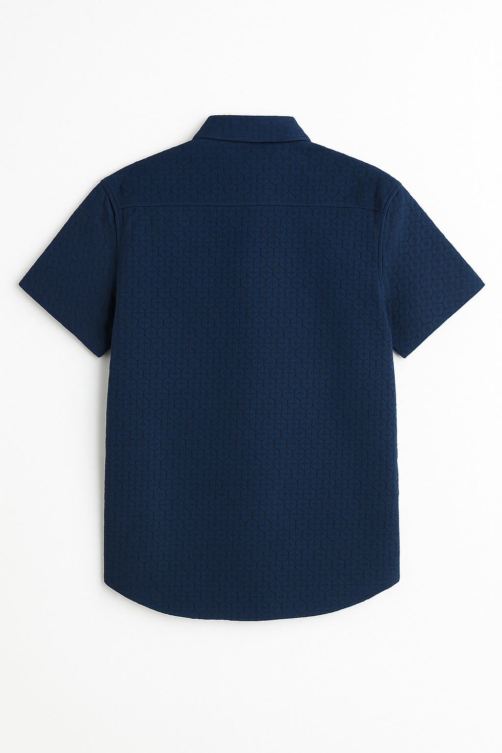 Camisas Para Hombre Textura Jacquard B55355 Marino