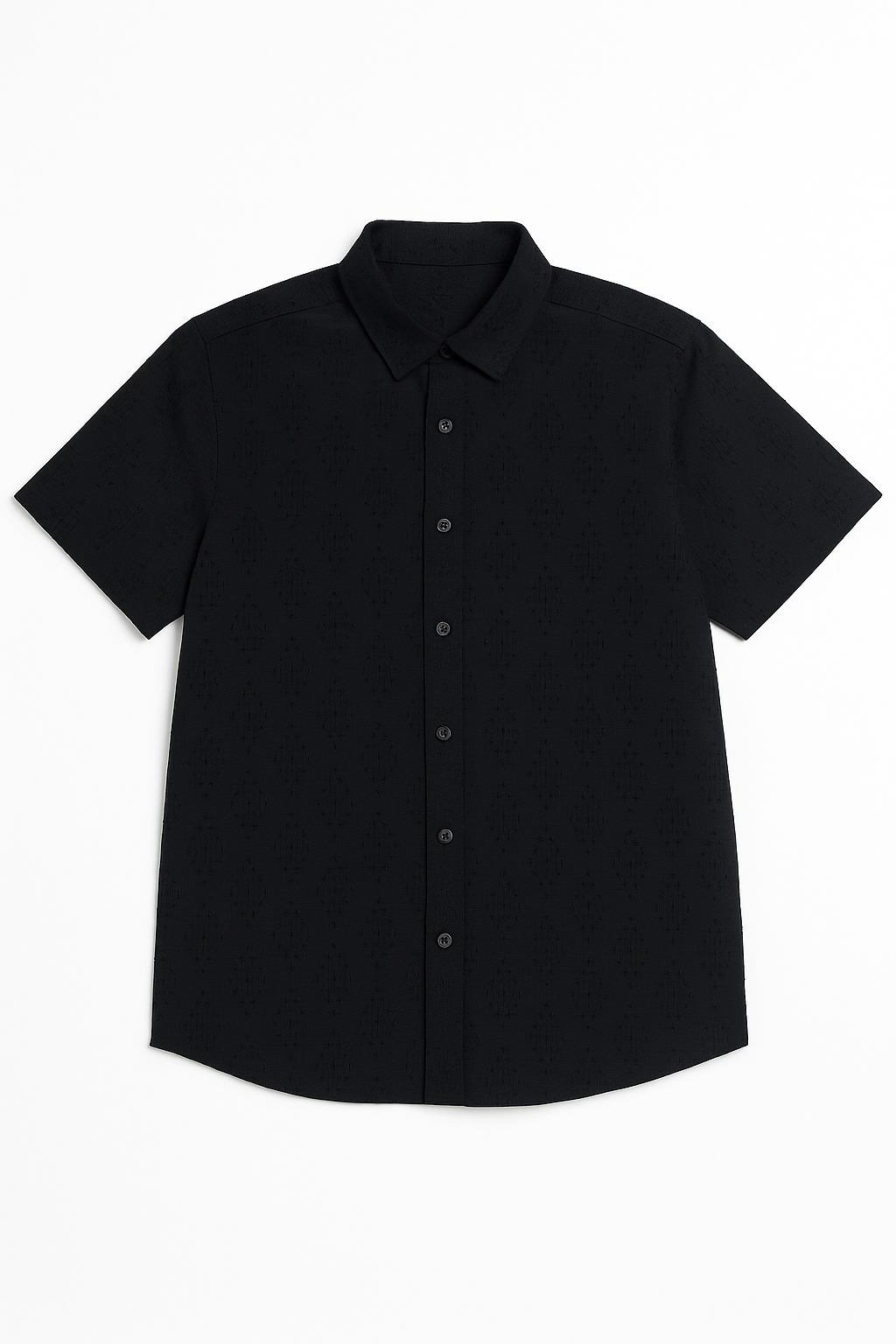 Camisas Para Hombre Estampado 3D B55354 Negro