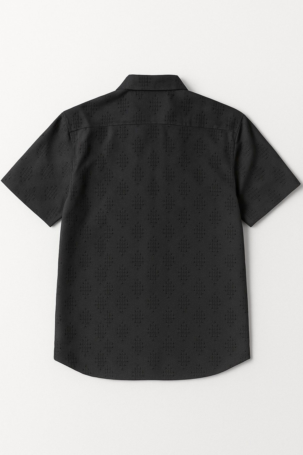 Camisas Para Hombre Estampado 3D B55354 Negro