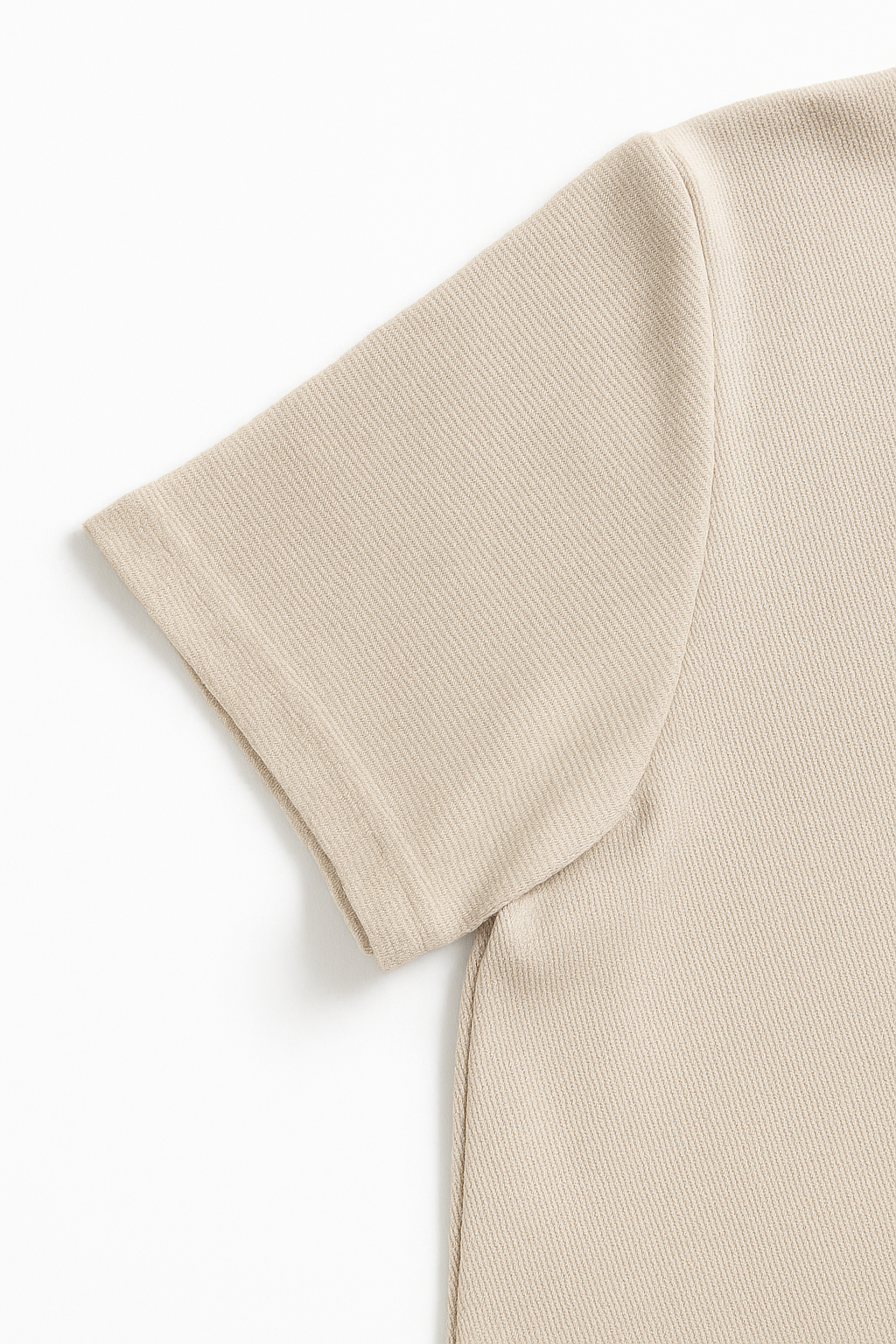 Playeras Para Hombre Con Textura Slim A55301 Arena