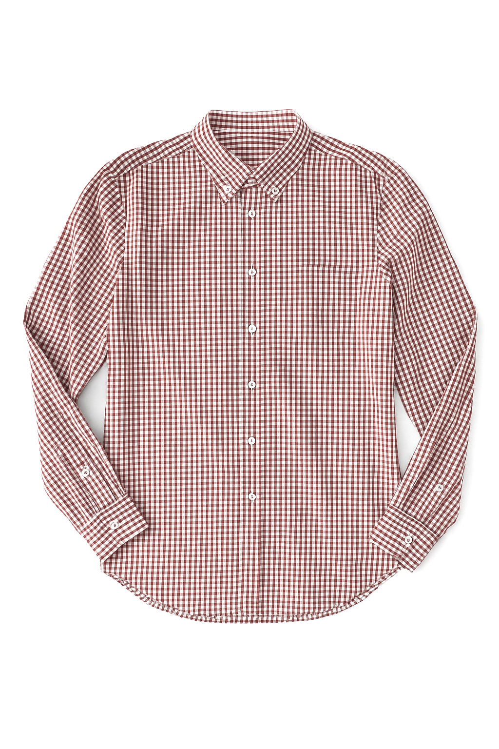 Camisas Para Hombre Manga Larga Cuadros B45213 Vino