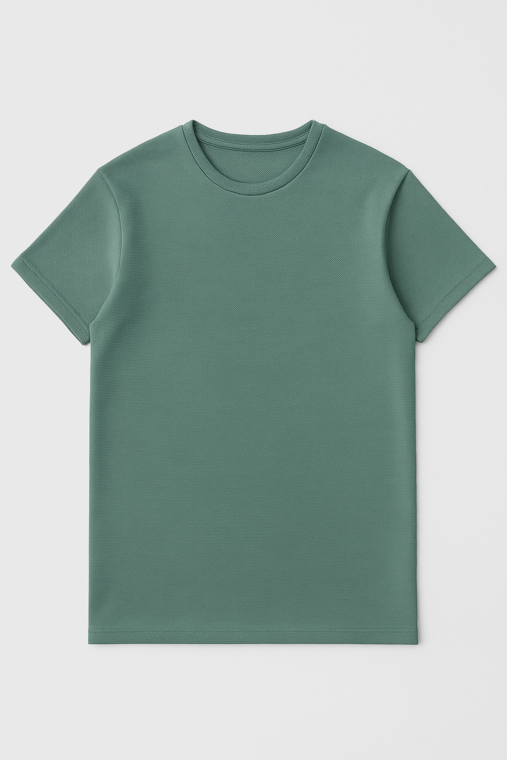 Playeras Para Hombre Con Textura Slim A55301 Verde