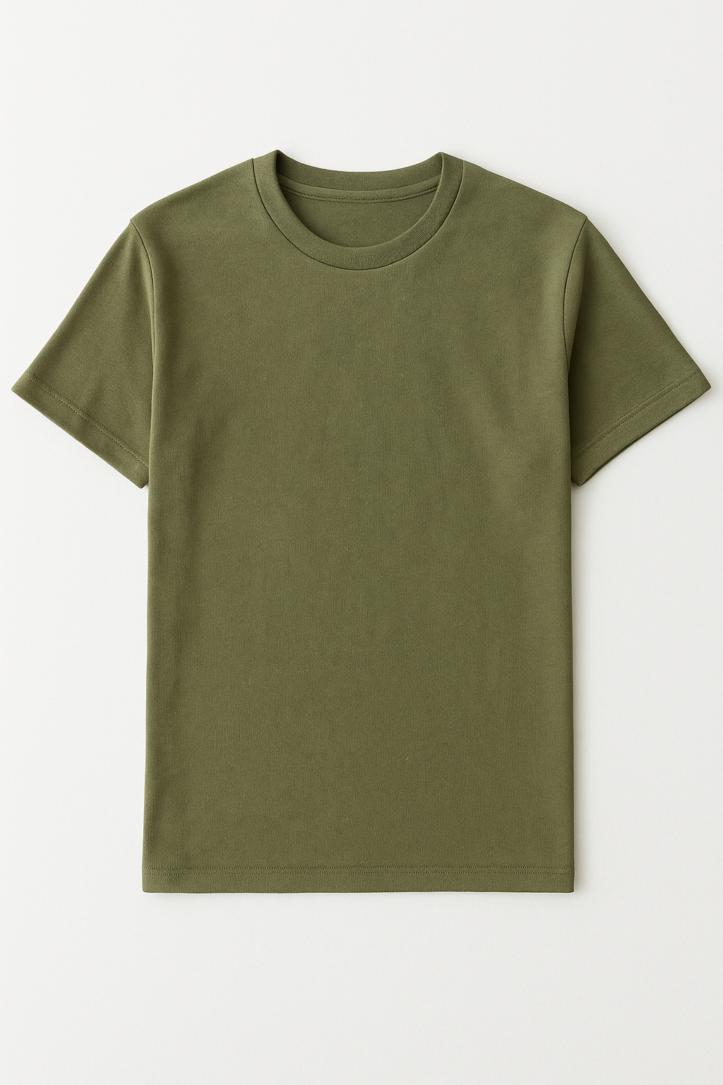 Playeras Para Hombre Manga Corta Midwieght A55306 Olivo