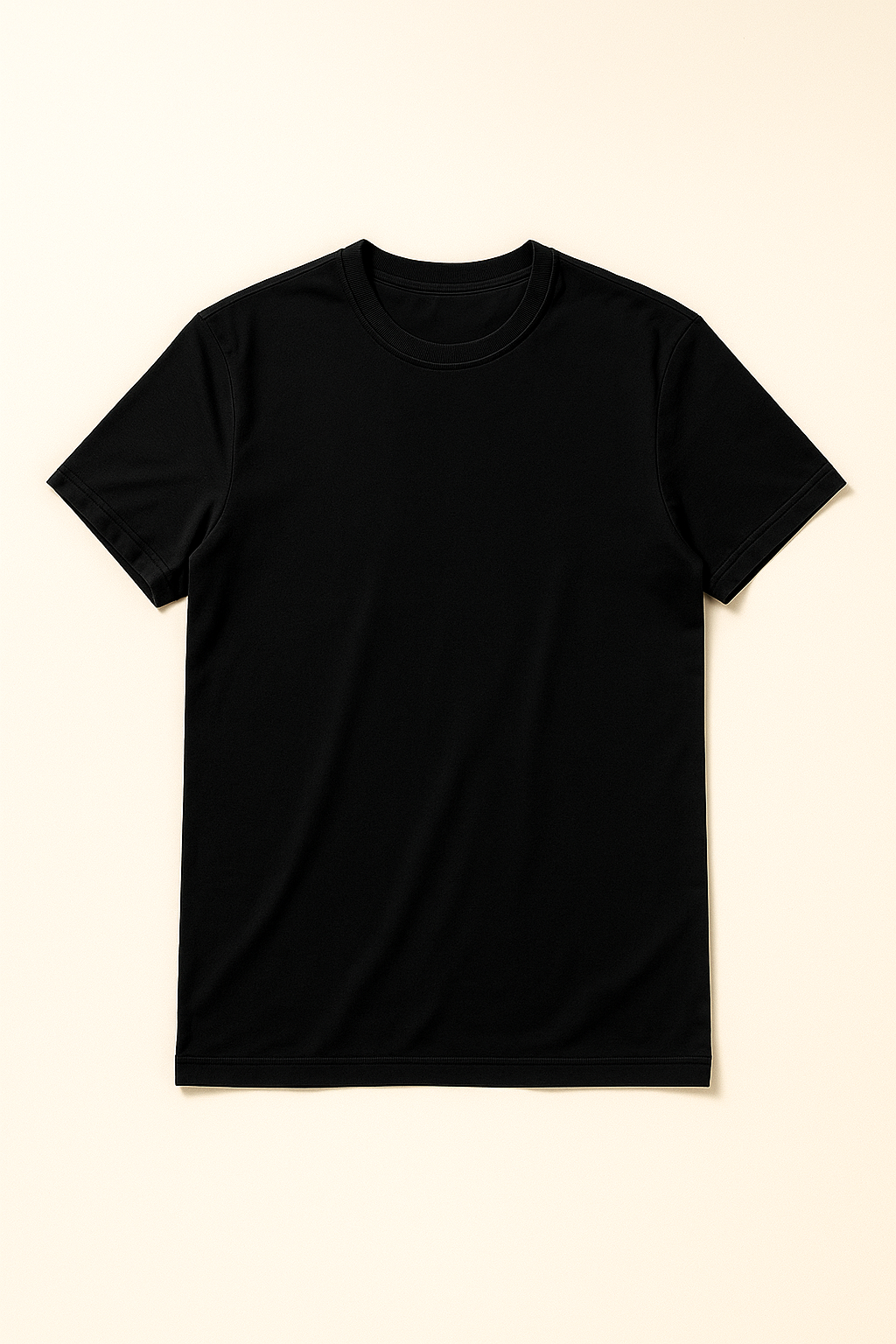 Playeras Para Hombre Cuello Redondo Basica APCR Negro