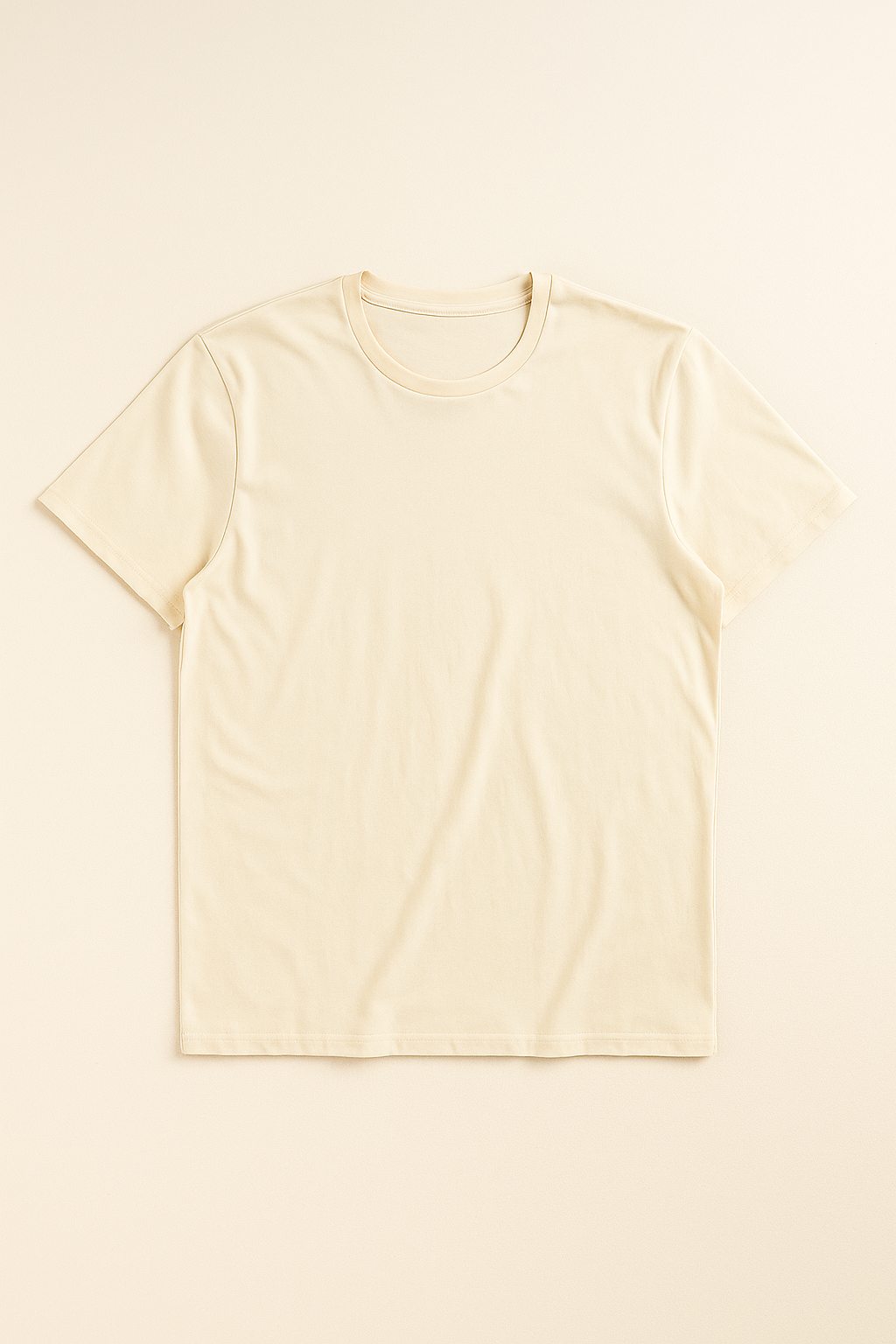 Playeras Para Hombre Cuello Redondo Basica APCR Hueso