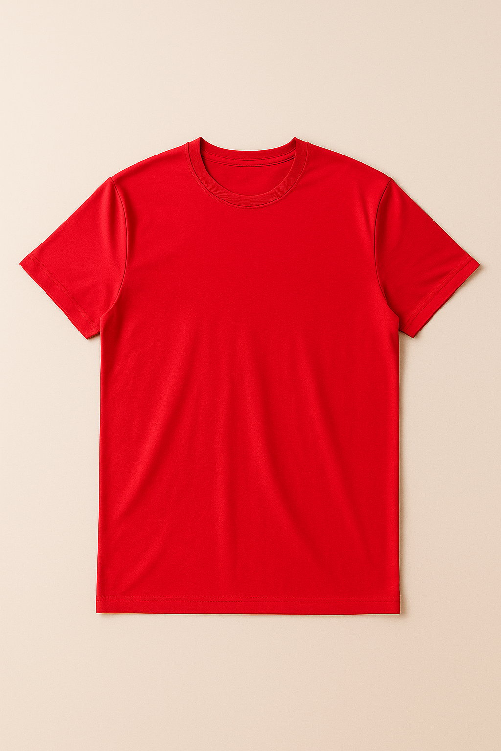 Playeras Para Hombre Cuello Redondo Basica APCR Rojo