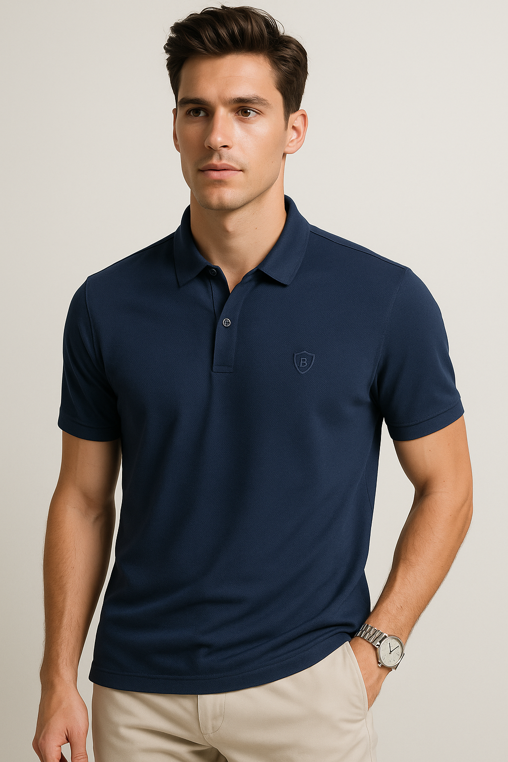 Playeras Polo Para Hombre Premium Sport A55401 Marino