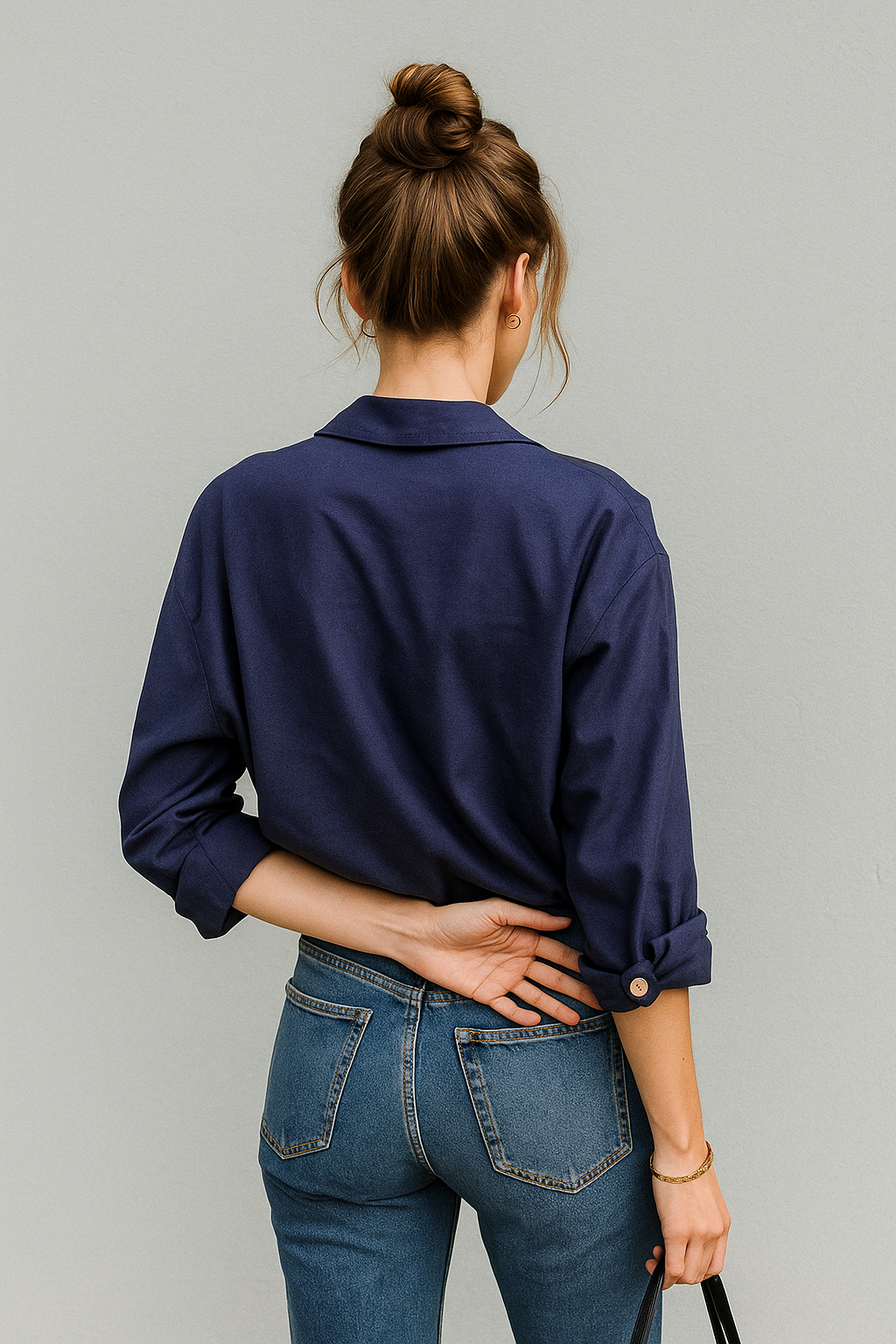 Chamarras Para Mujer Ligera Tipo Lino Q51100 Marino