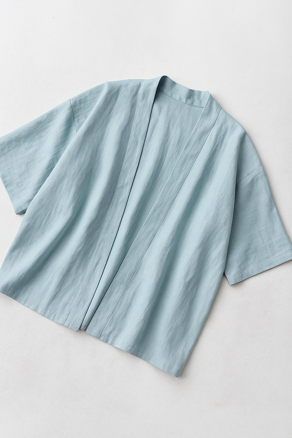 Kimonos Para Mujer Lino Estilo Japones T51101 Aqua