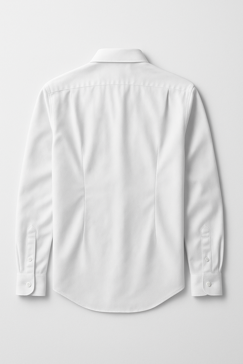 Camisas Para Hombre Jaquard Cuello Mao B55301 Blanco