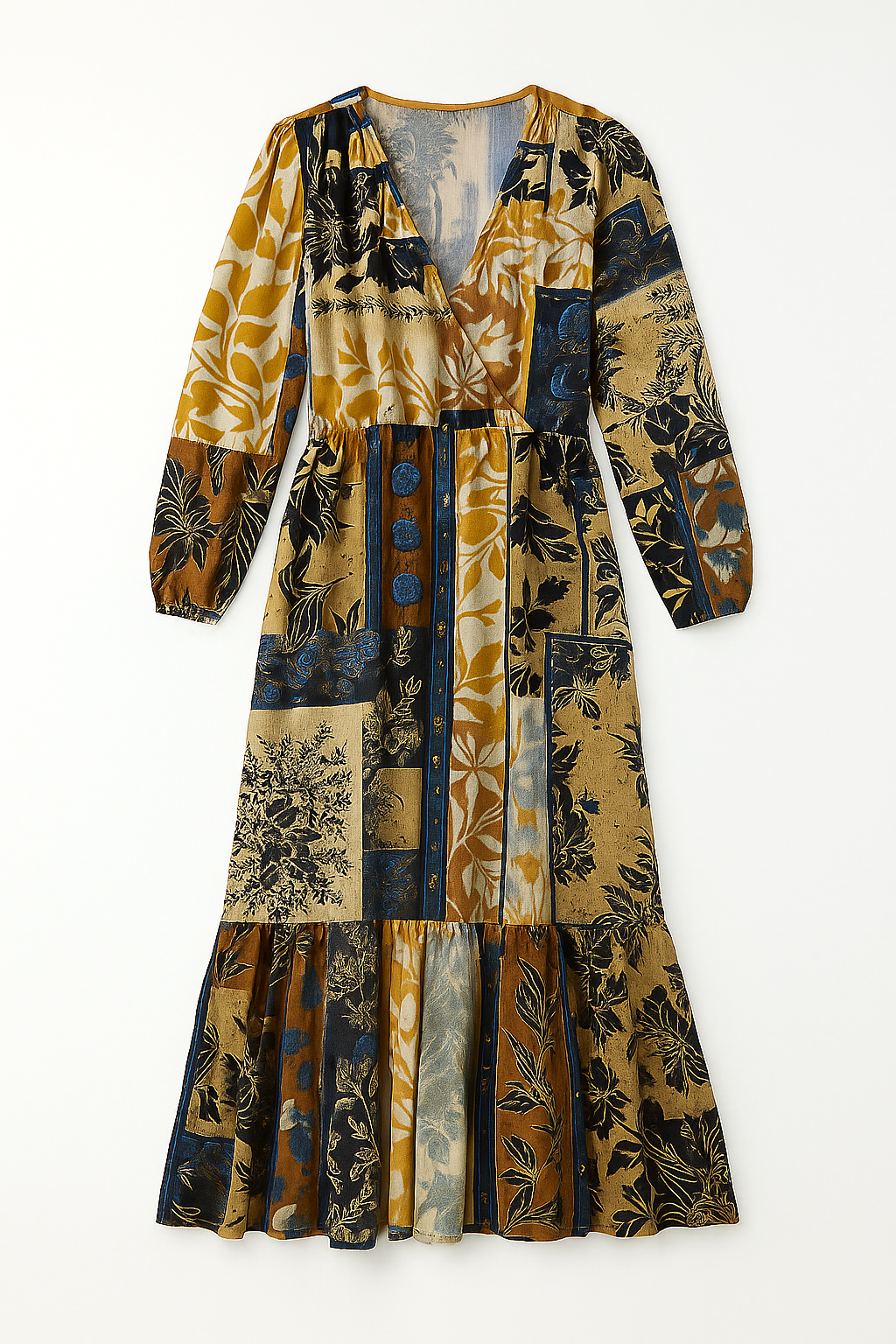 Vestidos Para Mujer Lago Cruzado Con Abertura S53117 Unico