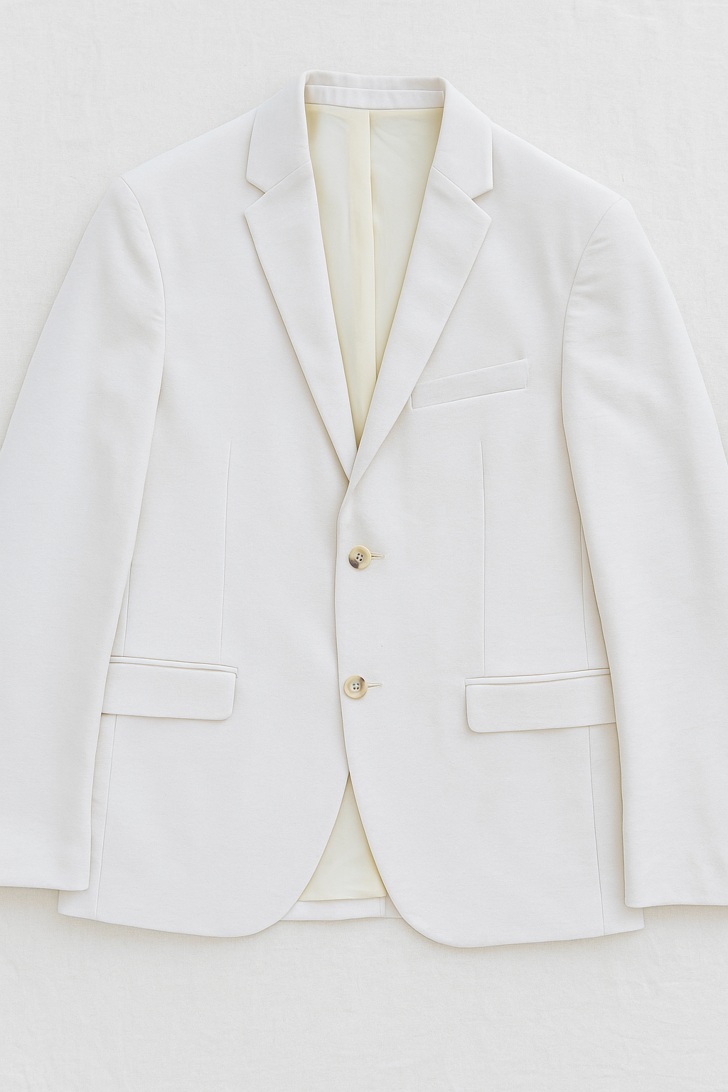 Sacos Para Hombre Liso De Punto FFILATY Hueso