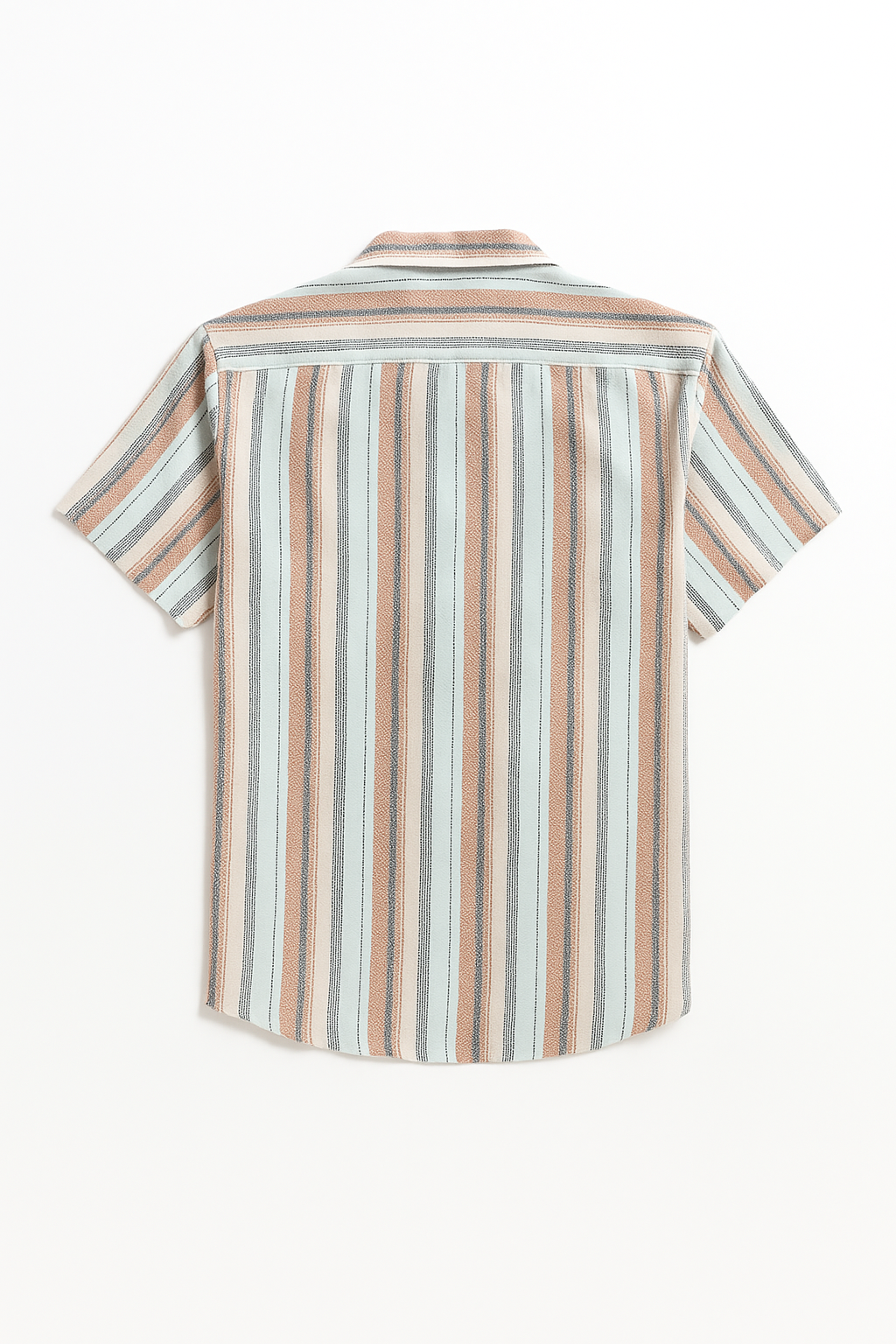 Camisas Para Hombre Resort Estampada B51364 Cielo