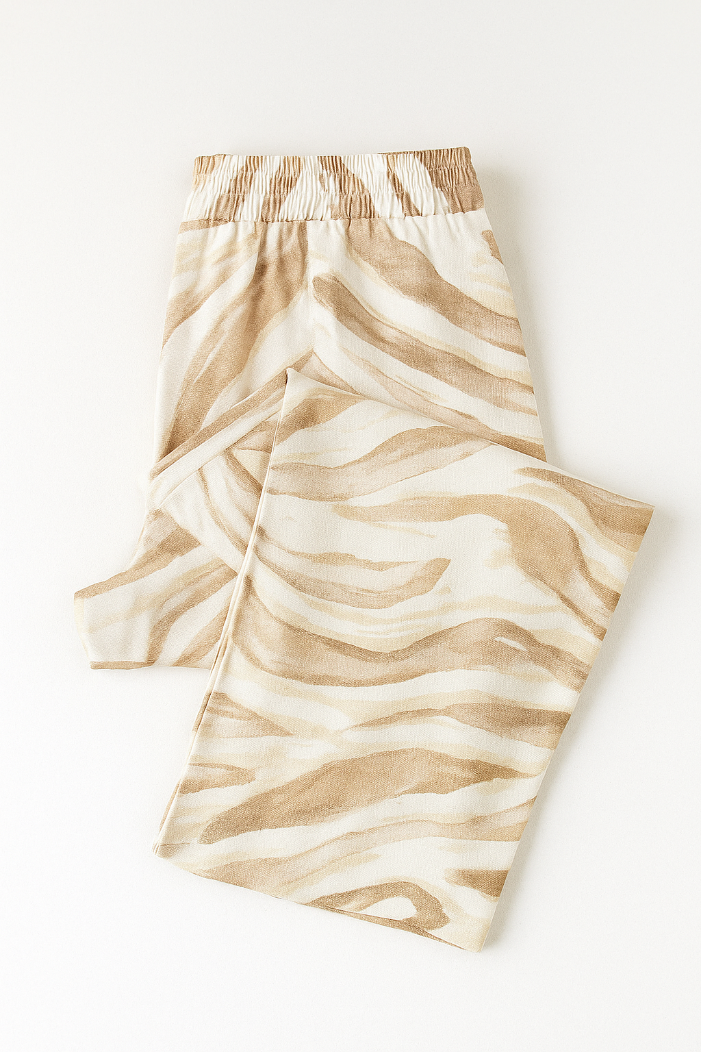Pantalones Para Mujer Wide Leg Comodos W51120 Hueso