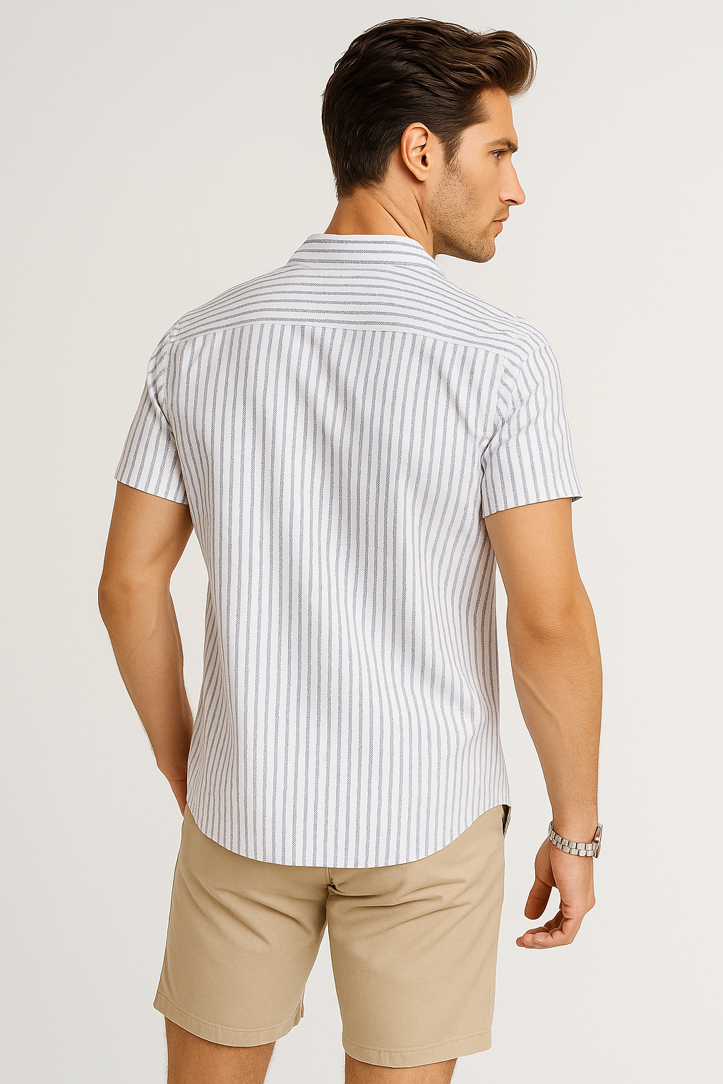 Camisas Para Hombre Regular Fit B51357 Blanco