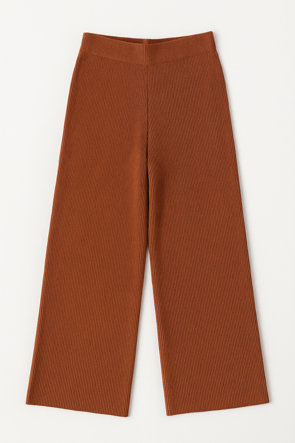 Sets Para Mujer Tejido 2 Pz De Blusa Y Pantalón O53203 Camel