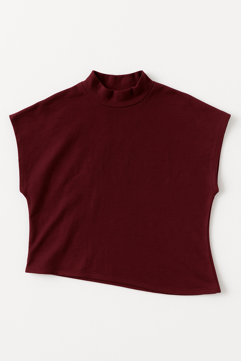 Blusas Para Mujer Bluson Asimétrico Cuello N53133 Vino