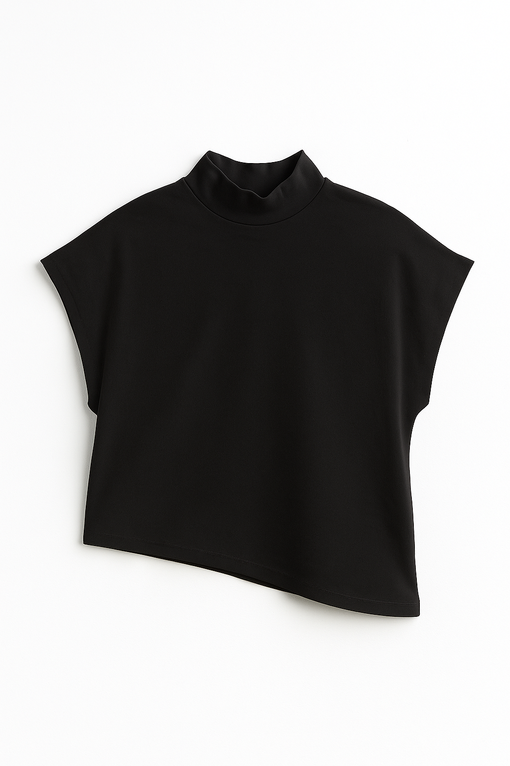 Blusas Para Mujer Bluson Asimétrico Cuello N53133 Negro