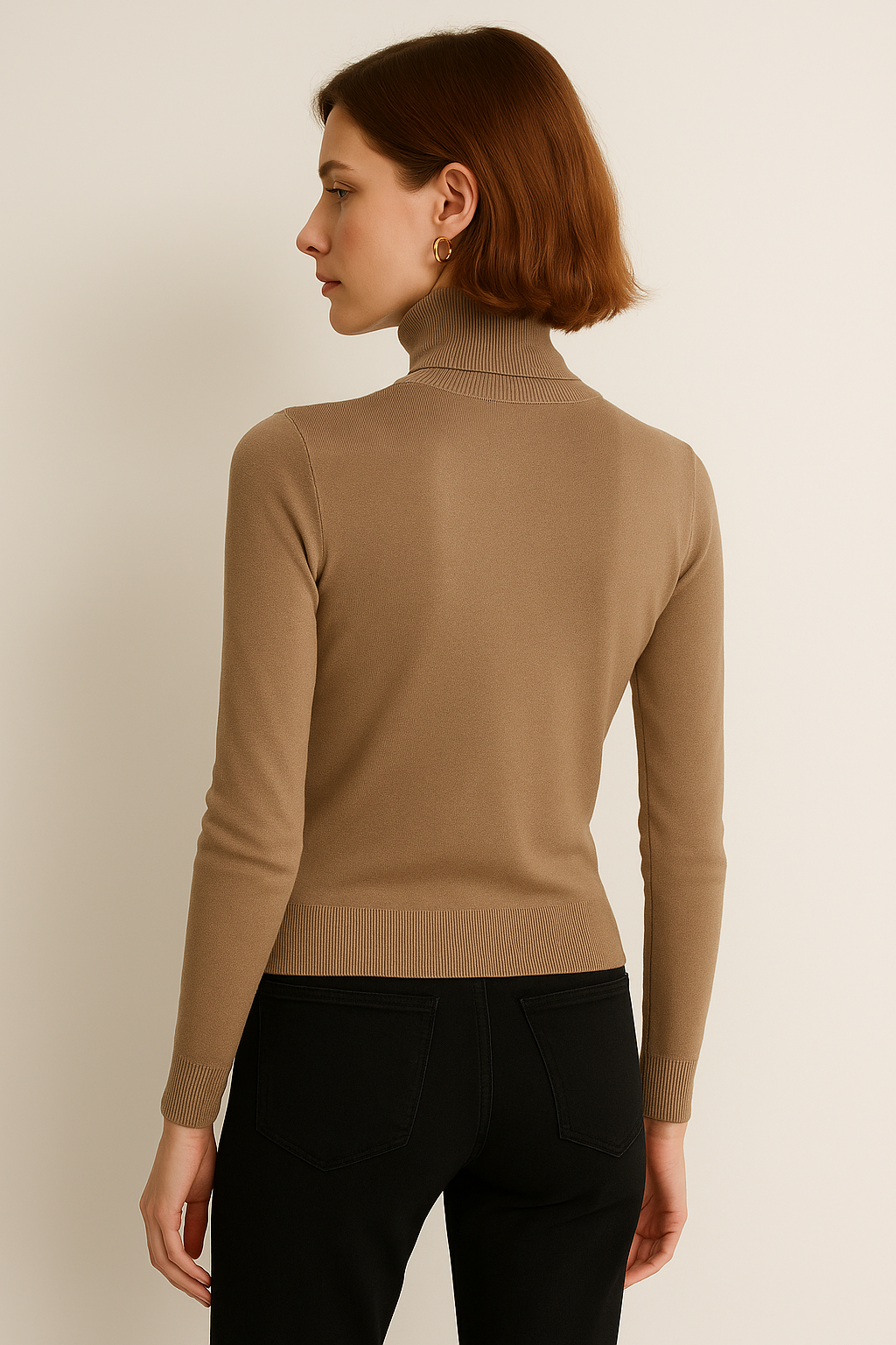 Sueteres Para Mujer Basico Cuello De Tortuga O43203 Arena