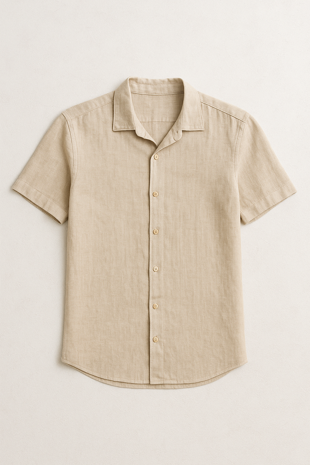 Camisas Para Hombre Regular Fit Solida B51359 Kaki