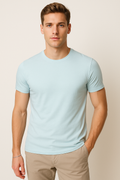 Playeras Para Hombre Cuello Redondo Basica APCR Menta