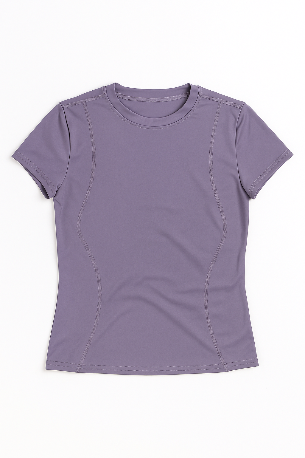Playeras Deportivas para Mujer Ajustada Estilo Training MTDX40 Morado