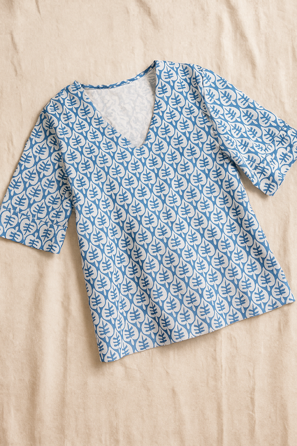 Blusas Para Mujer Tipo Lino Oversize N51127 Rey