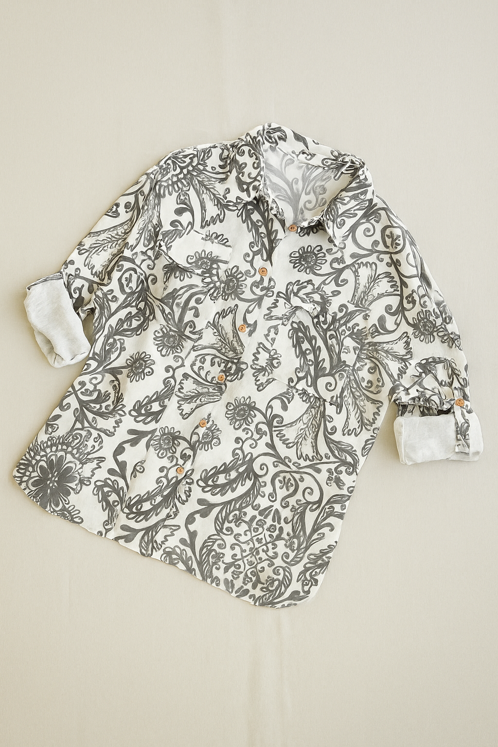 Blusas Para Mujer Camisera Con Jareta N51126 Unico