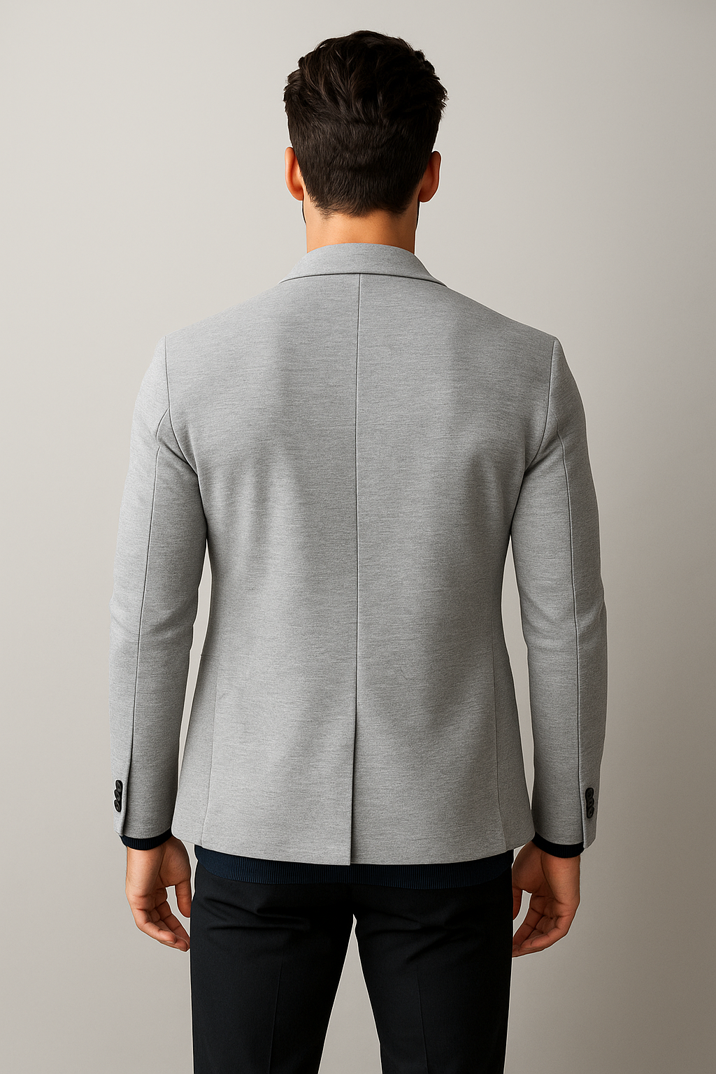 Sacos Para Hombre Liso De Punto FFILATY Jaspe