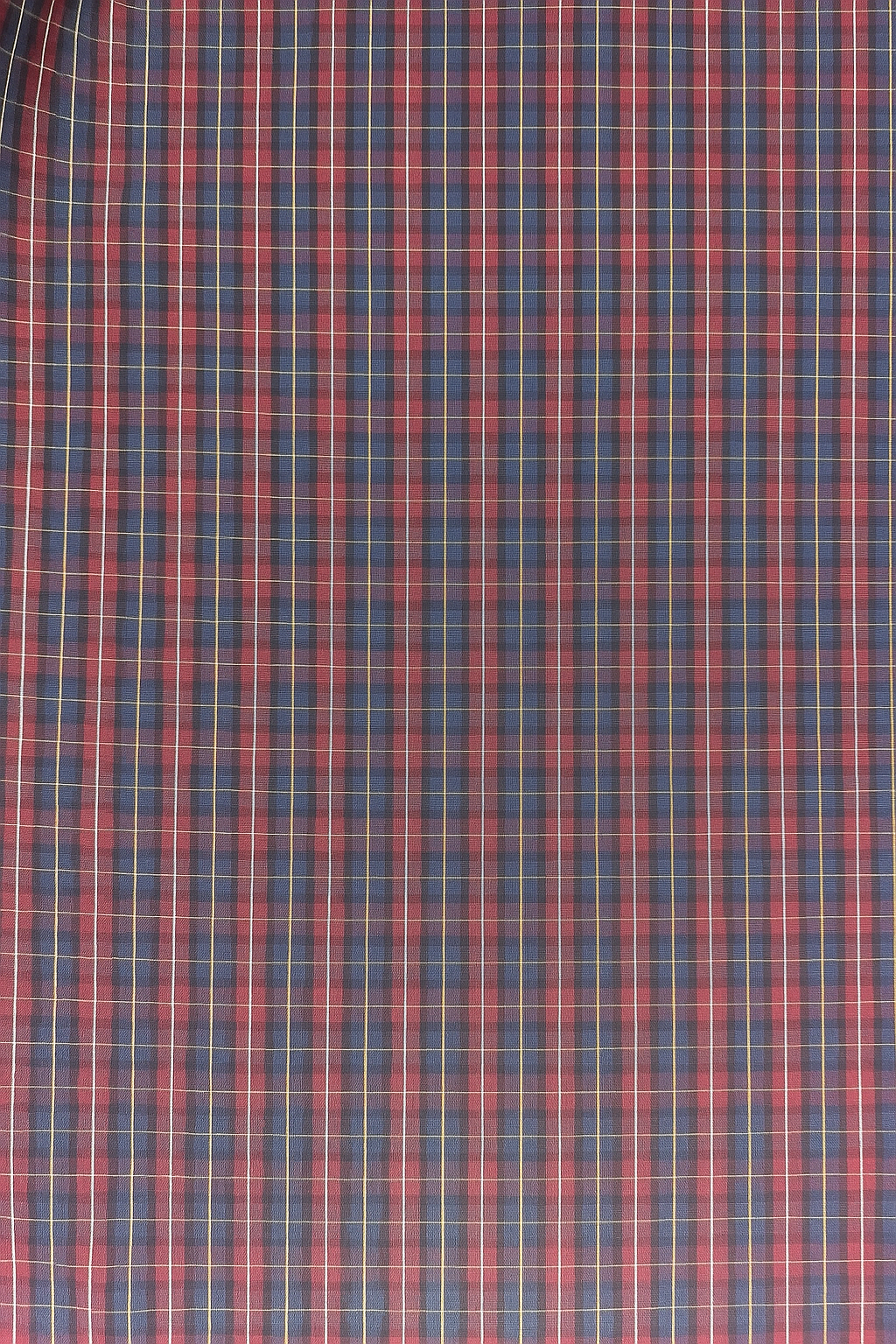 Camisas Para Hombre Cuadros Clásica Con Bolsillo B55208 Vino