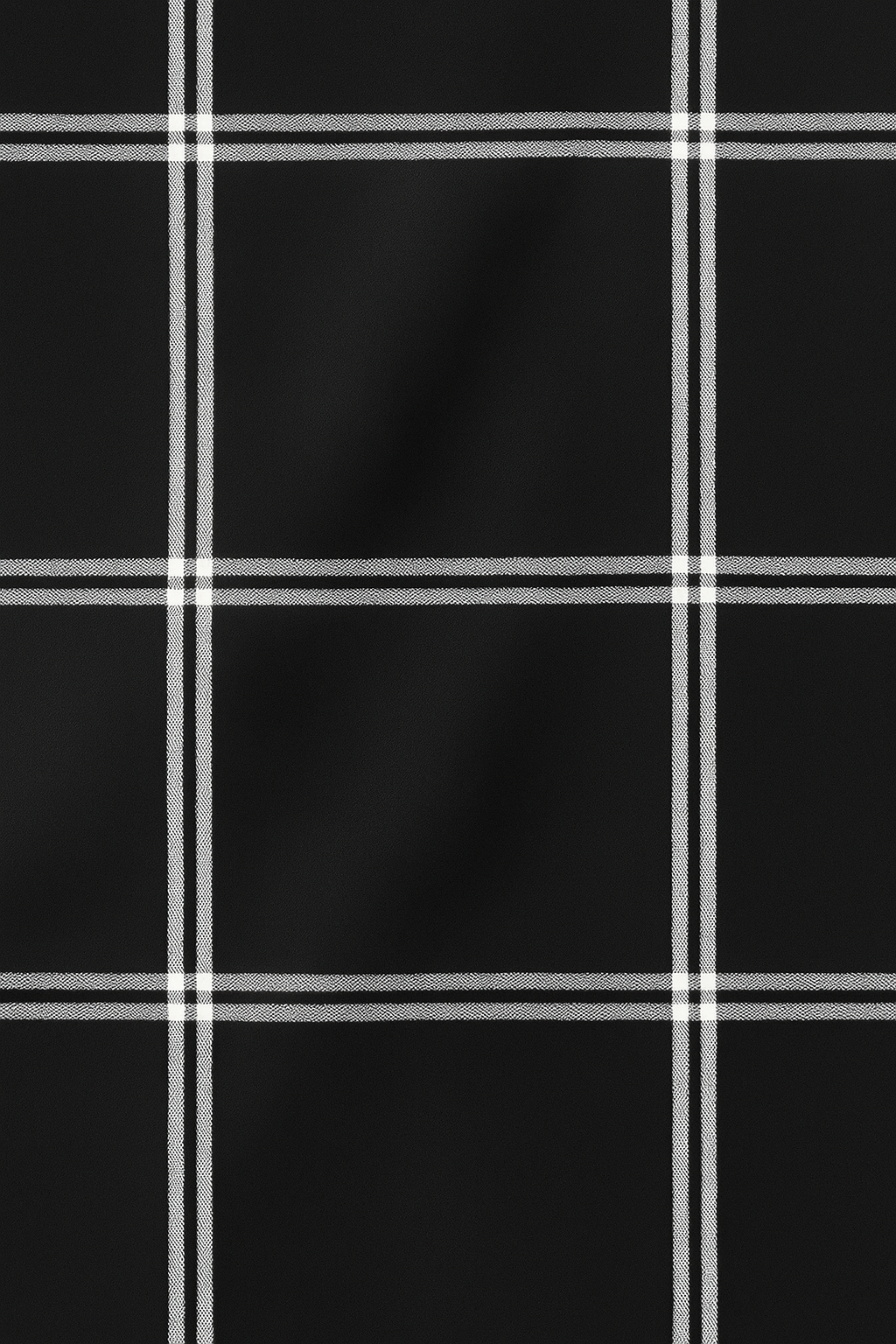 Camisas Para Hombre Cuadros Clásica Con Bolsillo B55210 Negro